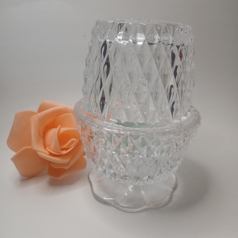 Elegant Clear Fairy Lamp Diamond Point With Beautiful Detailas
